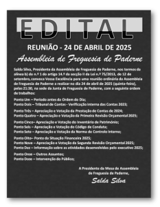 Edital - Reunião Assembleia - 24 abril 2025
