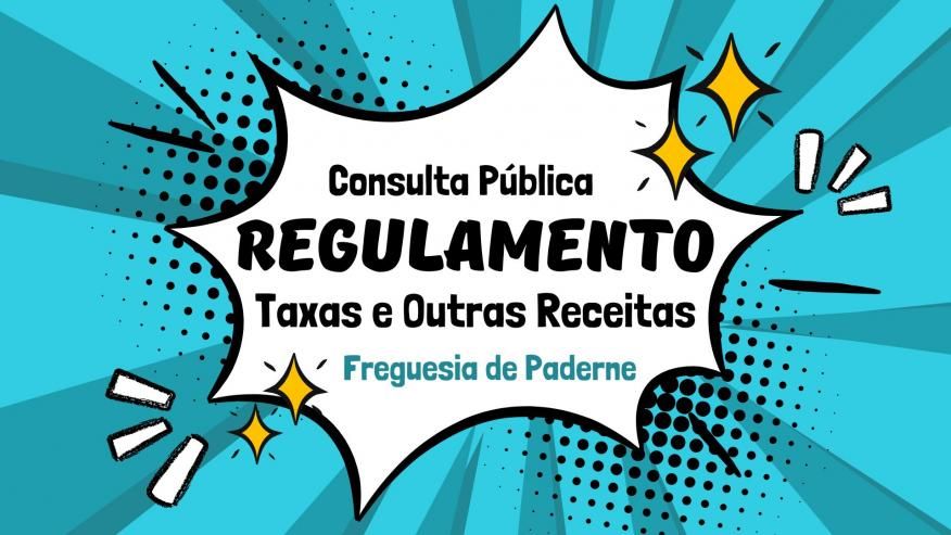 Regulamento e Tabela de Taxas e Outras Receitas da Freguesia de Paderne
